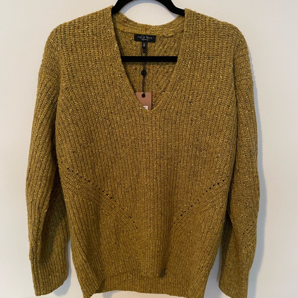 Donegal Recycled Wool Blend Tunic Sweater size XS